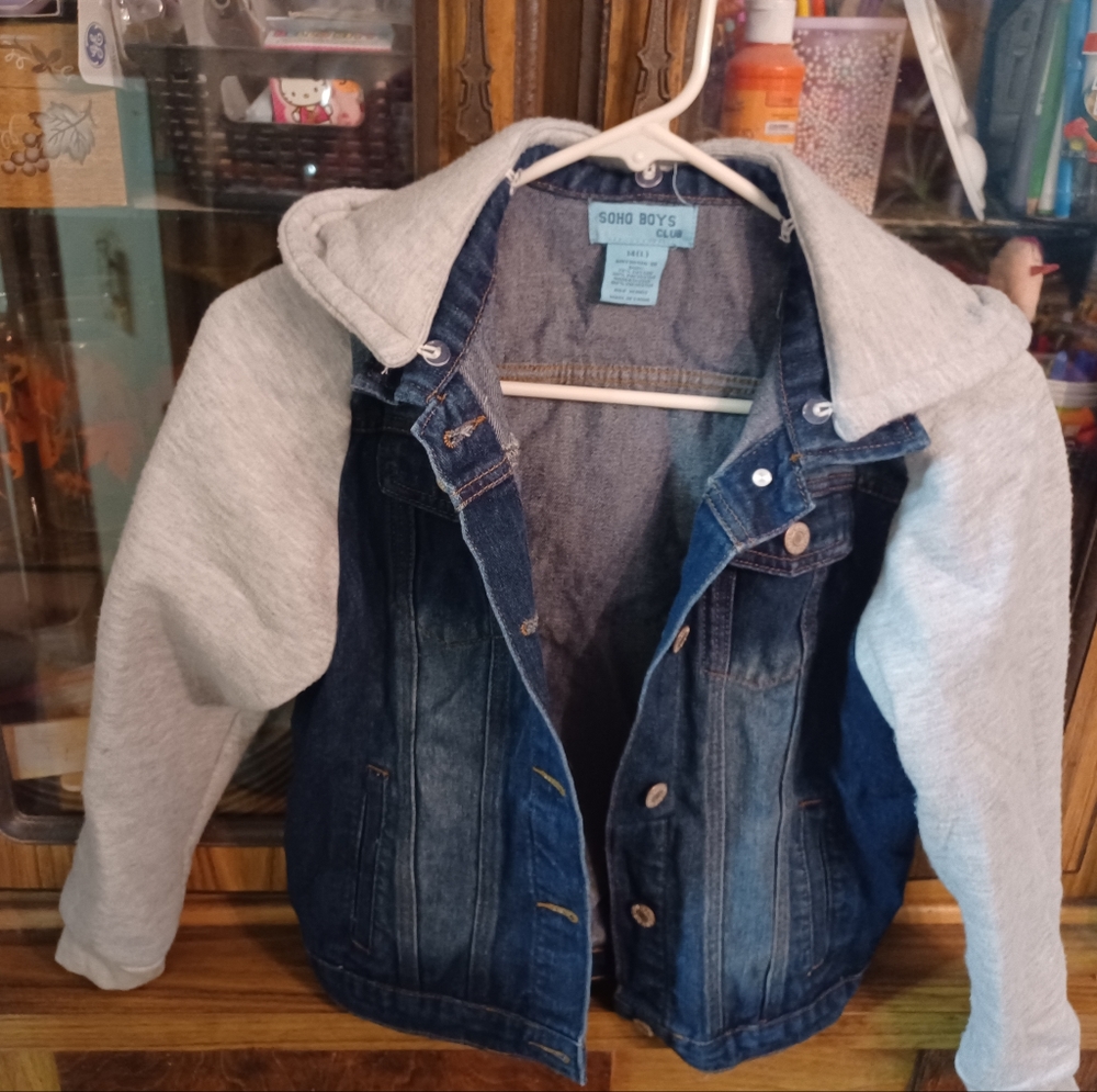 Soho Boys Club Blue Denim Jacket